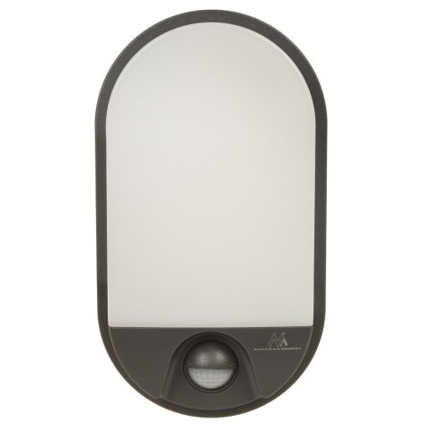 LAM PA LED Z CZUJNIKIEM RUCHU MACLEAN, CZUJNIK NA PODCZERWIEŃ, KOLOR SZARY, 15W, IP54, BARWA NATURALNA BIAŁA (4000K), 1100LM, MCE LAM PA LED Z CZUJNIKIEM RUCHU MACLEAN, CZUJNIK NA PODCZERWIEŃ, KOLOR SZARY, 15W, IP54, BARWA NATURALNA BIAŁA (4000K), 1100LM, MCE