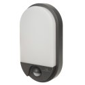 LAM PA LED Z CZUJNIKIEM RUCHU MACLEAN, CZUJNIK NA  PODCZERWIEŃ, KOLOR SZARY, 15W, IP54, BARWA NATURALNA BIAŁA (4000K), 1100LM, MCE