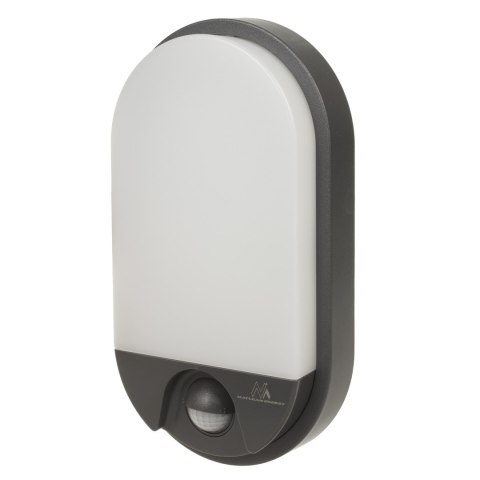 LAM PA LED Z CZUJNIKIEM RUCHU MACLEAN, CZUJNIK NA PODCZERWIEŃ, KOLOR SZARY, 15W, IP54, BARWA NATURALNA BIAŁA (4000K), 1100LM, MCE LAM PA LED Z CZUJNIKIEM RUCHU MACLEAN, CZUJNIK NA PODCZERWIEŃ, KOLOR SZARY, 15W, IP54, BARWA NATURALNA BIAŁA (4000K), 1100LM, MCE