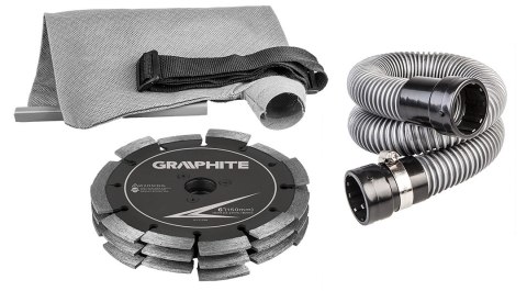 BRUZDOWNICA 2400W, TARCZA 150 x 22.2 MM, WALIZKA BRUZDOWNICA 2400W, TARCZA 150 x 22.2 MM, WALIZKA