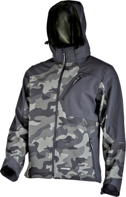 KURTKA SOFTSHELL Z KA PT. MORO ZIEL.-CZAR., "3xL", CE, LAHTI KURTKA SOFTSHELL Z KA PT. MORO ZIEL.-CZAR., "3xL", CE, LAHTI