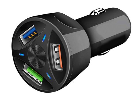 PLS34H ŁADOWARKA SAMOCHODOWA 3xUSB qC PLS34H ŁADOWARKA SAMOCHODOWA 3xUSB qC