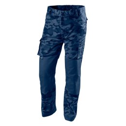 S PODNIE ROBOCZE CAMO NAVY, ROZMIAR XS