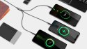 KABEL USB 3W1 MICROUSB, USB TY PU C, LIGHTNING 100 CM