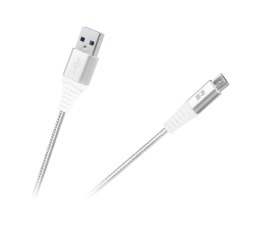 KABEL USB - USB MICRO REBEL 100 CM BIAŁY