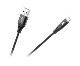 KABEL USB - USB MICRO REBEL 100 CM CZARNY