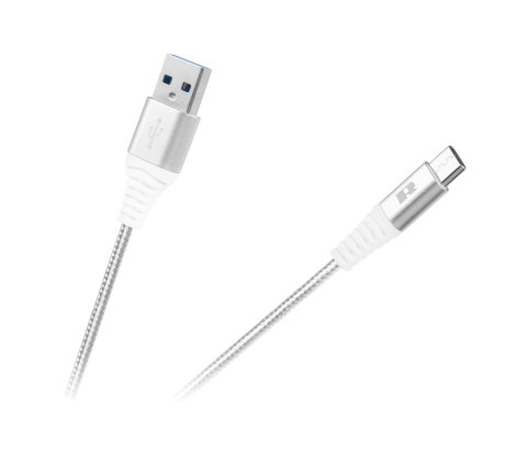 KABEL USB - USB TY PU C REBEL 100 CM BIAŁY KABEL USB - USB TY PU C REBEL 100 CM BIAŁY