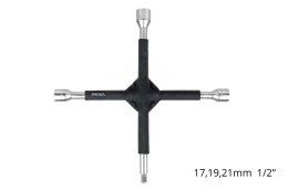 KLUCZ KRZYŻAKOWY GUMOWANY 17 MM 19 MM 21 MM 1/2