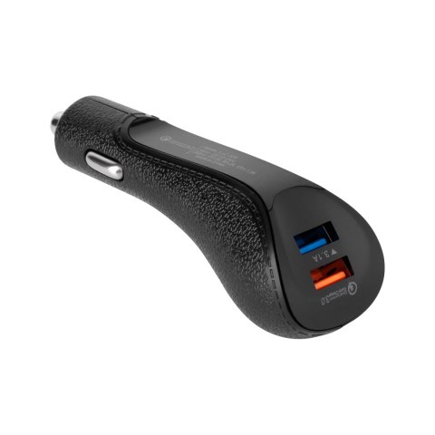ŁADOWARKA SAMOCHODOWA REBEL 2xUSB 5100MA 15W Z FUNKCJĄ QUICK CHARGE 3.0 ŁADOWARKA SAMOCHODOWA REBEL 2xUSB 5100MA 15W Z FUNKCJĄ QUICK CHARGE 3.0