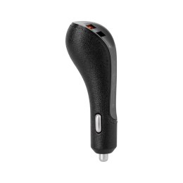 ŁADOWARKA SAMOCHODOWA REBEL 2xUSB 5100MA 15W Z FUNKCJĄ QUICK CHARGE 3.0