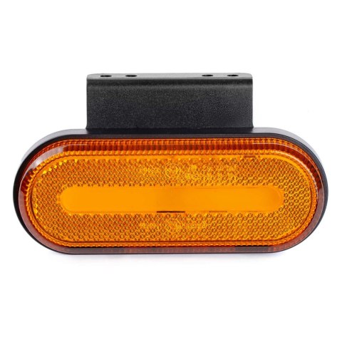 LAM PA OBRYSOWA LED OM-01-O OWALNA POMARAŃCZOWA AMIO-02374 LAM PA OBRYSOWA LED OM-01-O OWALNA POMARAŃCZOWA AMIO-02374