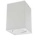 TUBA / O PRAWA NATYNKOWA MACLEAN,  PUNKTOWA, HALOGENOWA, KWADRATOWA, ALUMINIOWA, GU10, KOLOR BIAŁY, 80x80x115MM, MCE426 W