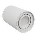 TUBA / O PRAWA NATYNKOWA MACLEAN,  PUNKTOWA, HALOGENOWA, OKRĄGŁA, ALUMINIOWA, GU10, 80x115MM, KOLOR BIAŁY, MCE422 W