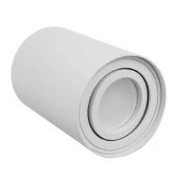 TUBA / O PRAWA NATYNKOWA MACLEAN,  PUNKTOWA, HALOGENOWA, OKRĄGŁA, ALUMINIOWA, GU10, 80x115MM, KOLOR BIAŁY, MCE422 W