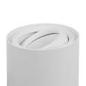 TUBA / O PRAWA NATYNKOWA MACLEAN,  PUNKTOWA, HALOGENOWA, OKRĄGŁA, ALUMINIOWA, GU10, 80x115MM, KOLOR BIAŁY, MCE422 W