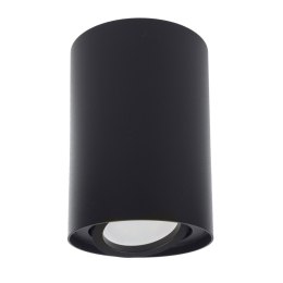 TUBA / O PRAWA NATYNKOWA MACLEAN,  PUNKTOWA, HALOGENOWA, OKRĄGŁA, ALUMINIOWA, GU10, 80x115MM, KOLOR CZARNY, MCE422 B