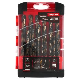 WIERTŁA DO METALU HSS DIN338 SZLIF.KR.SZT.25(1-13MM)  PROLINE