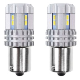 ŻARÓWKI LED CANBUS 3020 ULTRABRIGHT 22SMD 1156 BA15S  P21W R10W R5W WHITE 12V 24V AIMO-02449