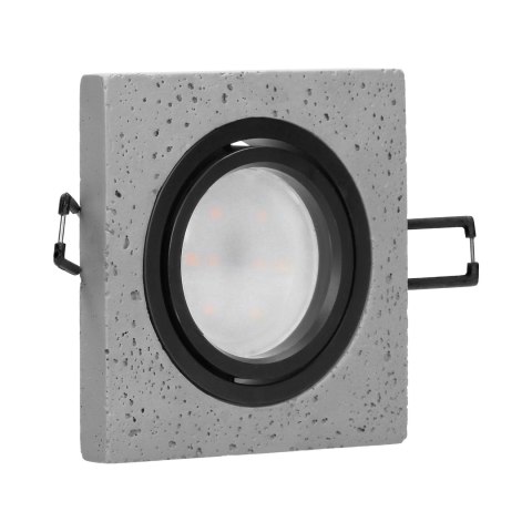 HALISI SM RAMKA DEKORACYJNA O PRAWY PUNKTOWEJ, MR16/GU10 MAx 50W, KWADRAT, RUCHOMA, CZARNA HALISI SM RAMKA DEKORACYJNA O PRAWY PUNKTOWEJ, MR16/GU10 MAx 50W, KWADRAT, RUCHOMA, CZARNA