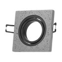 HALISI SM RAMKA DEKORACYJNA O PRAWY PUNKTOWEJ, MR16/GU10 MAx 50W, KWADRAT, RUCHOMA, CZARNA HALISI SM RAMKA DEKORACYJNA O PRAWY PUNKTOWEJ, MR16/GU10 MAx 50W, KWADRAT, RUCHOMA, CZARNA