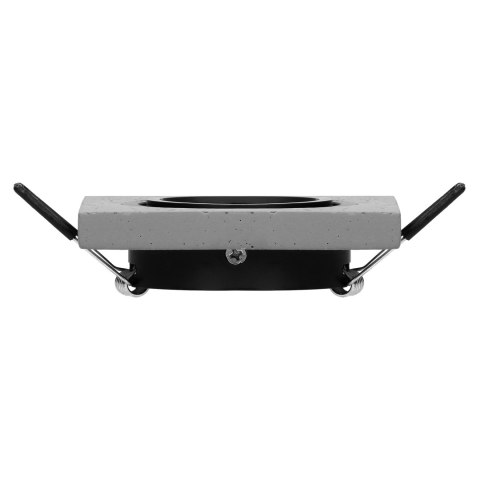 HALISI SM RAMKA DEKORACYJNA O PRAWY PUNKTOWEJ, MR16/GU10 MAx 50W, KWADRAT, RUCHOMA, CZARNA HALISI SM RAMKA DEKORACYJNA O PRAWY PUNKTOWEJ, MR16/GU10 MAx 50W, KWADRAT, RUCHOMA, CZARNA