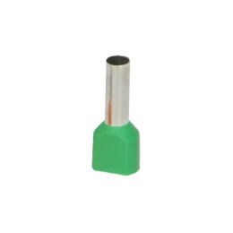 TULEJKA IZOLOWANA  PODWÓJNA,  PRZEKRÓJ MAKSYMALNY 6MM?, DŁUGOŚĆ MIEDZIANEJ TULEJKI 14MM, 100 SZTUK.