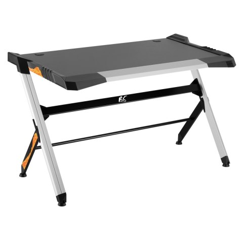 BIURKO GAMINGOWE CZARNE DUŻE RGB LED NANORS RS150 50KG MAx, WYSOKOŚĆ 780MM BIURKO GAMINGOWE CZARNE DUŻE RGB LED NANORS RS150 50KG MAx, WYSOKOŚĆ 780MM