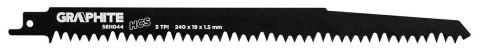 BRZESZCZOT DO PIŁY SZABLASTEJ, HCS, 240 x 19 x 1.5 MM, 5TPI, K PL. 2 SZT. BRZESZCZOT DO PIŁY SZABLASTEJ, HCS, 240 x 19 x 1.5 MM, 5TPI, K PL. 2 SZT.