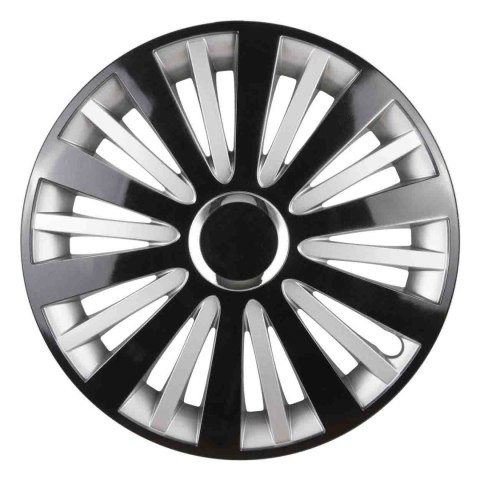 KOŁ PAK SAMOCHODOWY FALCON 14" CALI CZARNO-SREBRNY KOŁ PAK SAMOCHODOWY FALCON 14" CALI CZARNO-SREBRNY