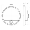 LAM PA LED Z SENSOREM RUCHU MCE291 GR SZARA