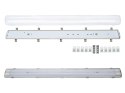 O PRAWA HERMETYCZNA  PRZEMYSŁOWA I P65 LED 1x120CM T8 G13 JEDNOSTRONNIE ZASILANA