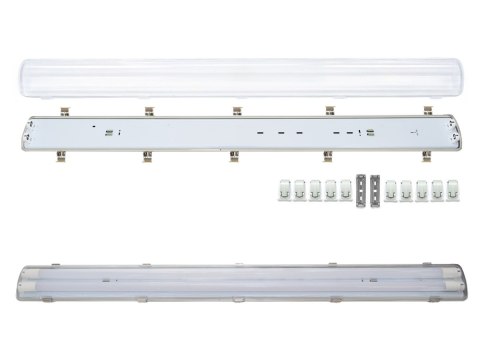 O PRAWA HERMETYCZNA PRZEMYSŁOWA I P65 LED 1x120CM T8 G13 JEDNOSTRONNIE ZASILANA O PRAWA HERMETYCZNA PRZEMYSŁOWA I P65 LED 1x120CM T8 G13 JEDNOSTRONNIE ZASILANA