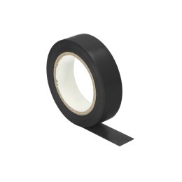 ZESTAW 10 TAŚM IZOLACYJNYCH 15MM, CZARNA, UNIE PALNIONA, GRUBOŚĆ 0,13MM, DŁUGOŚĆ 10M