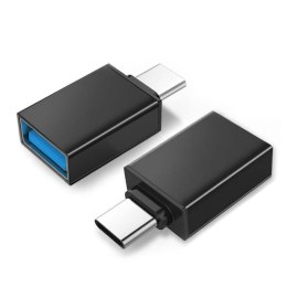 ADA PTER OTG MACLEAN, USB A DO USB C, CZARNY, MCE470