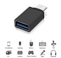 ADA PTER OTG MACLEAN, USB A DO USB C, CZARNY, MCE470
