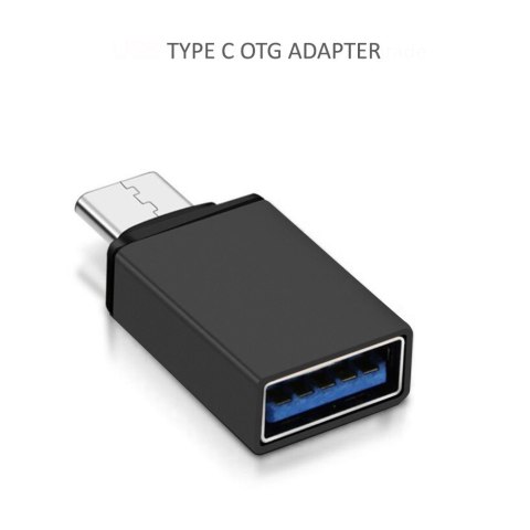 ADA PTER OTG MACLEAN, USB A DO USB C, CZARNY, MCE470 ADA PTER OTG MACLEAN, USB A DO USB C, CZARNY, MCE470