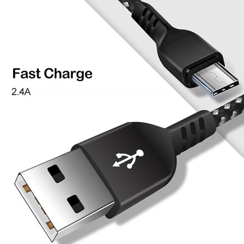 KABEL MICROUSB MACLEAN, WS PIERAJĄCY FAST CHARGE 2.4A, PRZESYŁ DANYCH, 5V/2.4A, CZARNY, DŁ. 1M, MCE473 KABEL MICROUSB MACLEAN, WS PIERAJĄCY FAST CHARGE 2.4A, PRZESYŁ DANYCH, 5V/2.4A, CZARNY, DŁ. 1M, MCE473