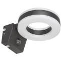 LAM PA LED MACLEAN, ŚCIENNA, Z CZUJNIKIEM PIR, PC+ALU, 20W, 1700LM, IP65, NEUTRAL WHITE 4000K, SZARA, MCE365