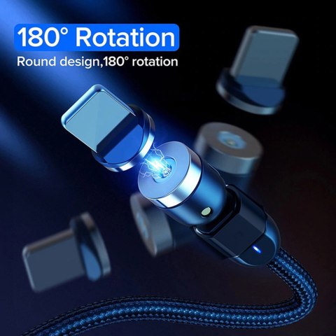 MAGNETYCZNY KABEL MACLEAN, KĄTOWY, WS PIERA FAST CHARGING, USB C 3W1, 9V/2A, 5V/3A, NYLONOWY O PLOT W KOLORZE CZARNYM, 2M, MCE47 MAGNETYCZNY KABEL MACLEAN, KĄTOWY, WS PIERA FAST CHARGING, USB C 3W1, 9V/2A, 5V/3A, NYLONOWY O PLOT W KOLORZE CZARNYM, 2M, MCE47