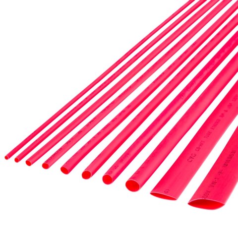 RURKA TERMOKURCZLIWA 10,0 MM-1 M CZERWONA REBEL RURKA TERMOKURCZLIWA 10,0 MM-1 M CZERWONA REBEL