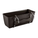 DONICZKA RATTANOWA Z HAKAMI RATOLLA DRL400PW UMBRA