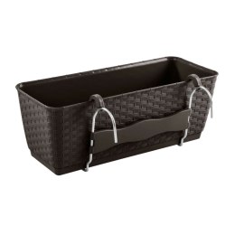 DONICZKA RATTANOWA Z HAKAMI RATOLLA DRL400PW UMBRA