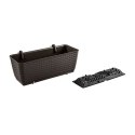 DONICZKA RATTANOWA Z HAKAMI RATOLLA DRL400PW UMBRA