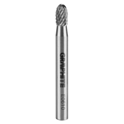FREZ DO METALU HM, TY P E (OWALNY), 6 x 10 MM, TRZ PIEŃ 6 x 45 MM