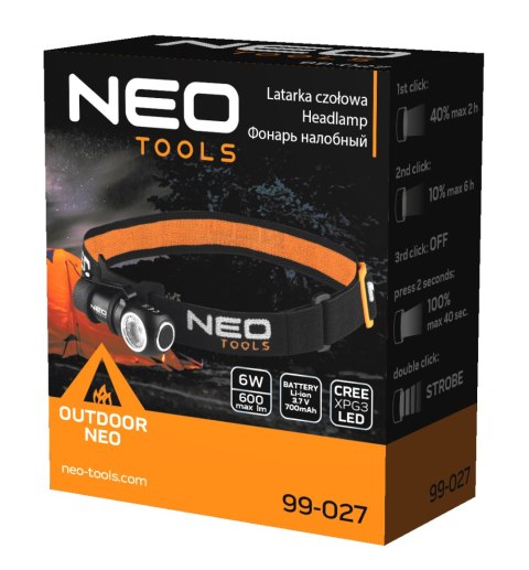 LATARKA CZOŁOWA AKUMULATOROWA 600 LM USB MAGNETYCZNE ŁADOWANIE CREE XPG3 LED LATARKA CZOŁOWA AKUMULATOROWA 600 LM USB MAGNETYCZNE ŁADOWANIE CREE XPG3 LED