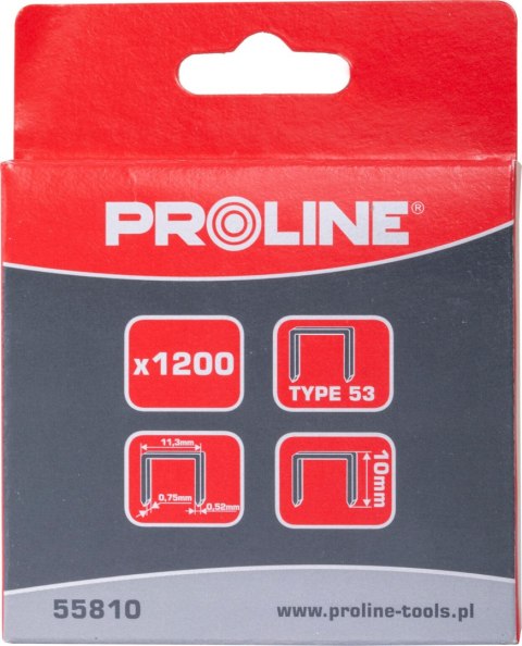 ZSZYWKI TY P A/53, 14MM, 11,3*0,75MM, 1200 SZT, PROLINE ZSZYWKI TY P A/53, 14MM, 11,3*0,75MM, 1200 SZT, PROLINE