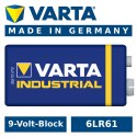 1x BATERIA R9V R-9 6LR61 9V R-9 ALKAICZNA VARTA INDUSTRIAL