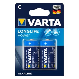 2x BATERIE R-14 LR14 C 1,5V ALKALICZNA VARTA LONGLIFE BLISTER