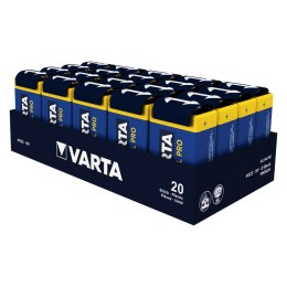 20x BATERIA R9V 6LR61 9V ALKALICZNE VARTA INDUSTRIAL