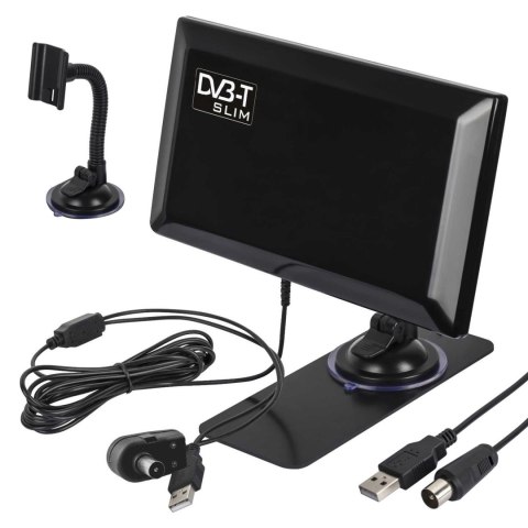 ANTENA AKTYWNA POKOJOWA DVB-T/T2 HEVC MACLEAN SLIM MCTV-948 ANTENA AKTYWNA POKOJOWA DVB-T/T2 HEVC MACLEAN SLIM MCTV-948